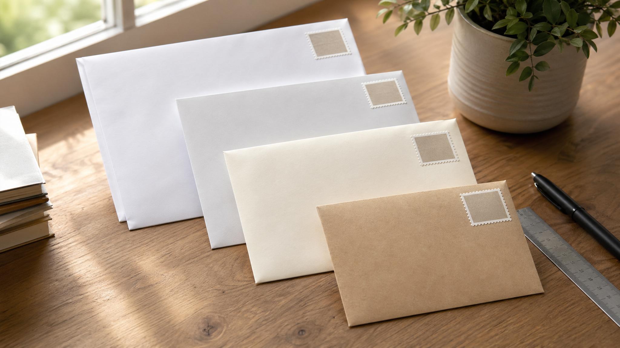 Brief oder Paket für wichtige Unterlagen